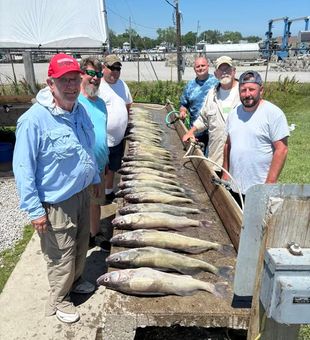 Spend quality time together on the water as you reel in delicious Lake Erie walleye on a family fishing trip in Port Clinton.