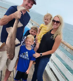 Fist catch here in san diego