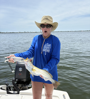 Beautiful speckled trout from Anna Maria Island waters!