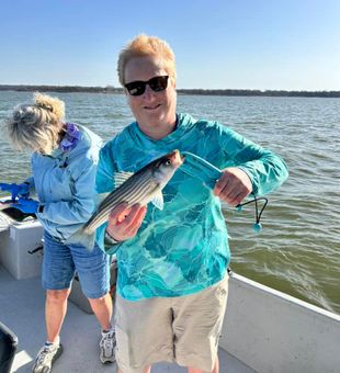 Striped bass smiles!