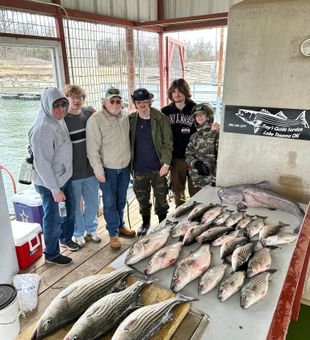 Epic striped bass day!