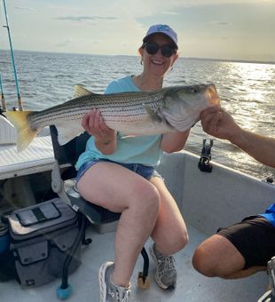 Powerful Striper on Lake Texoma!