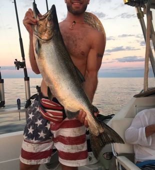 Salmon Fishing in Lake Ontario is Fun