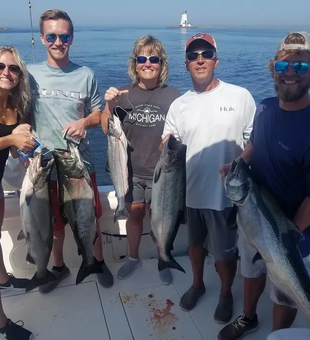 Fishing fun on the Detroit River! 