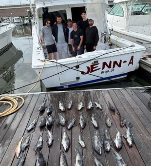 Early morning catch in NJ waters