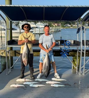Reeling in yellowfin off Point Pleasant, NJ waters today!