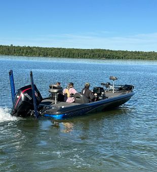 Smooth launch on Lake Elmo