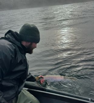 Peaceful Rogue River steelhead release