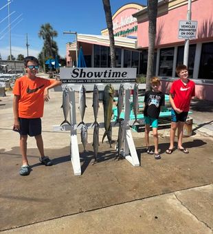 Young Anglers showing off their Feisty Catches! - Panama City Beach, FL.