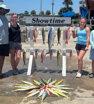 Outstanding Little Tunny, Mahi Mahi, and Red Snapper from Panama City Beach!