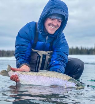 Rainbow Trout Catch in Upper Kenai Fishing!