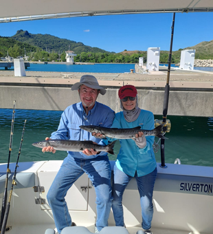 Great barracuda double-header in Dominican Republic waters!