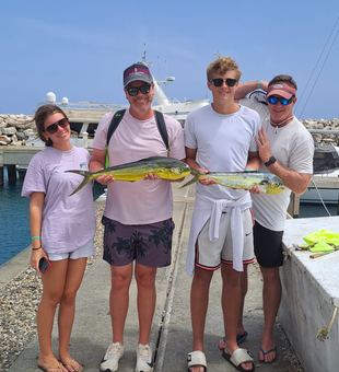 Huge Mahi Mahi caught trolling in Puerto Plata's deep waters!