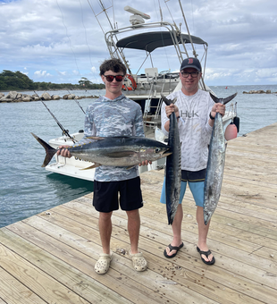Wahoo and yellowfin tuna success in Dominican Republic!