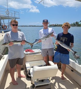 Awesome triple Barracuda catch!