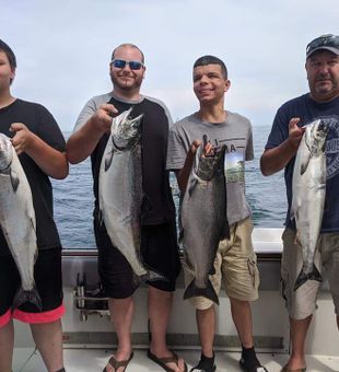 Salmon Fishing in Lake Ontario