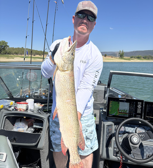 Great catch using deep sea jigging and trolling techniques on a perfect clear day!