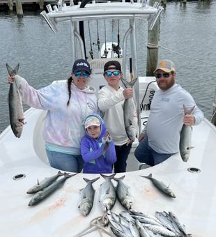 Kids, parents, and plenty of fish.