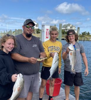 Family fun on the Hatteras waters.