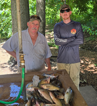 Bait casting bliss on a perfect day in Quitman!