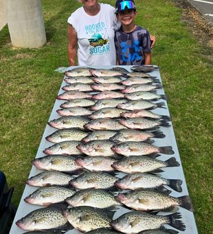 Outstanding crappie haul from Quitman TX waters!