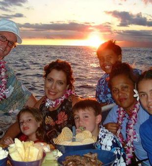 Family celebrations aboard -Honolulu, HI
