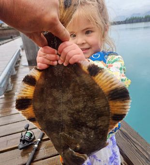 Flounder catch in Seward Fishing Trips book now!