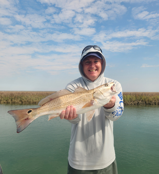Charleston redfish success in the lowcountry marshes!