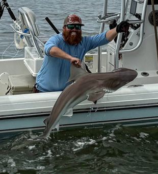 Casting into Carolina waters.