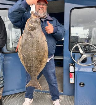 Giant halibut catch success!