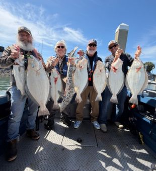 Fresh Sacramento California Flounder from another successful charter!