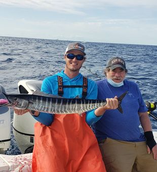 Fresh wahoo catch from Miami Beach waters!