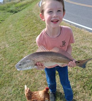 First redfish, North Carolina style