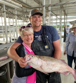 Striper Bass caught from Lake Texoma