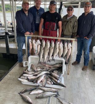 Bass fishing done in Lake Texoma