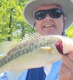 Spotted Bass from Lake Martin, Alabama 