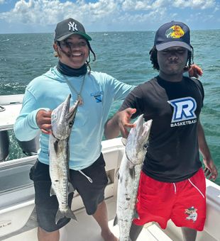 Energetic barracuda duo from Cayman!