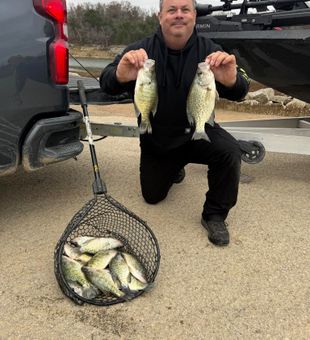 Hooked the perfect Branson crappie!