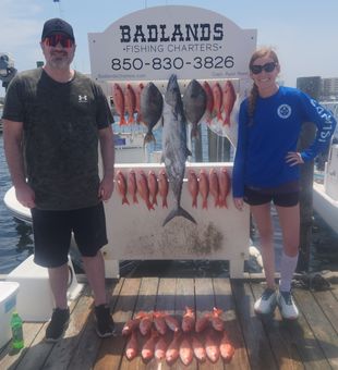 Great Destin day—King Mackerel and Snapper success!