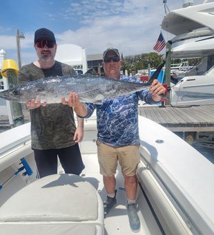Nice King Mackerel caught with Badlands Charters Destin!
