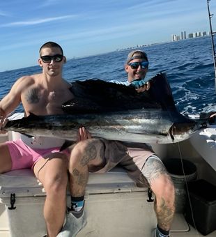 Epic Blue Marlin deckside hold