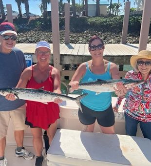 Proud Spanish Mackerel crew catch