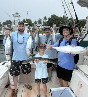 Huge Little Tunny blasted today off West Palm Beach!