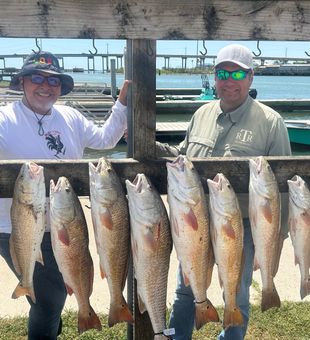 Port Aransas fishing redfish catch! Book yours Now