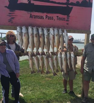 Family Proud of their haul - Port Aransas, TX.