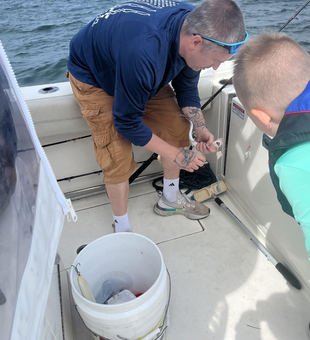 Cloudy skies set the stage for epic deep sea jigging off Yarmouth!