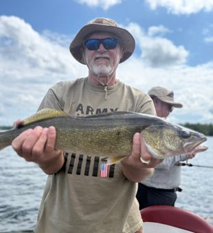 Nice Minocqua walleye makes for a great catch!