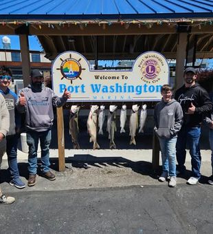 Experience unforgettable Lake Michigan fishing adventures in Port Washington, WI, where anglers can target Salmon, Trout, and more along Wisconsin’s scenic shoreline.