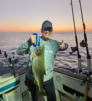 Great catch trolling today! Afternoon clearing made for perfect fishing conditions.