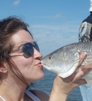 Happy anglers on Indian River flats